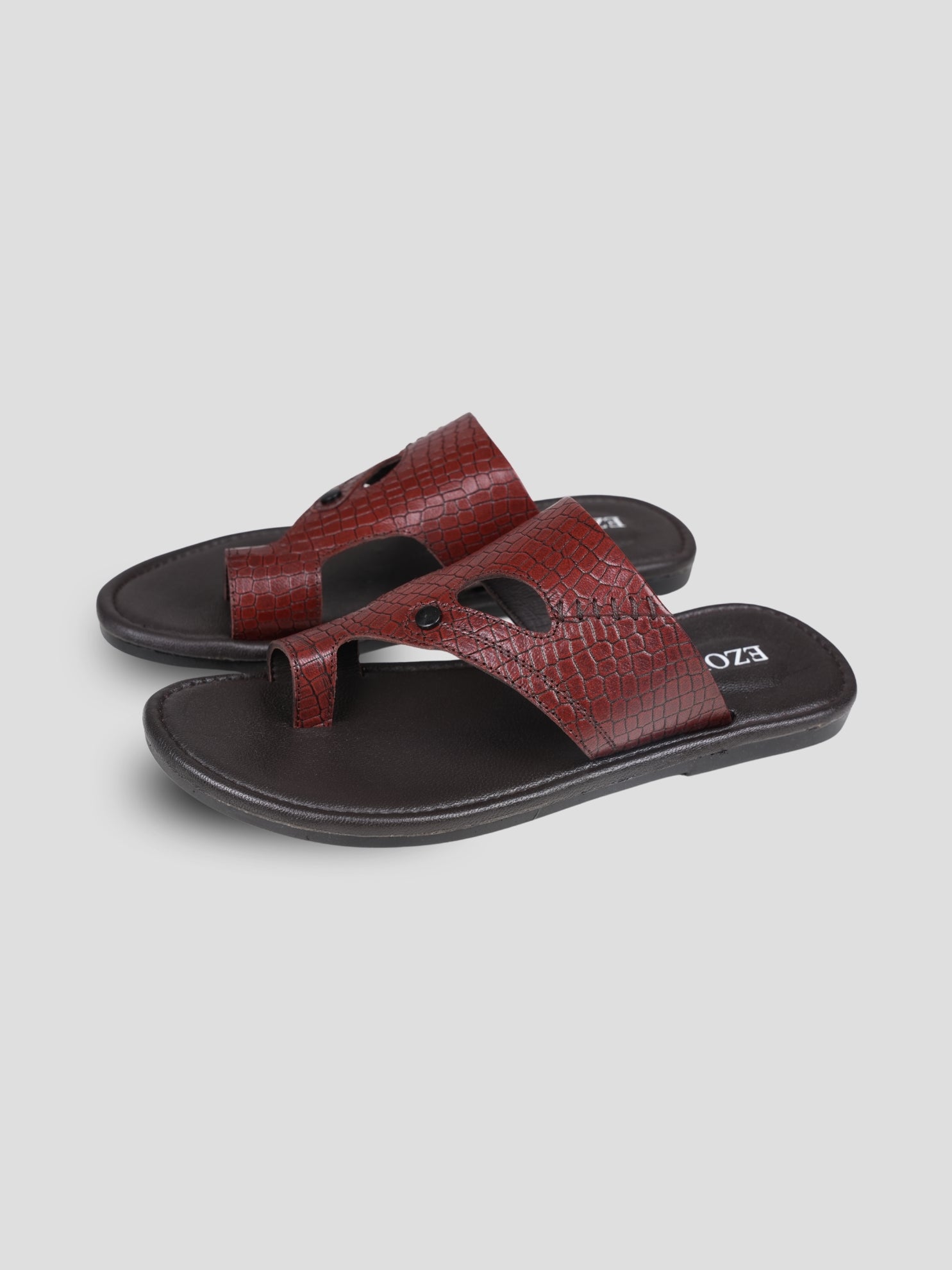 Ezok Men's Genuine Leather Sandals Comfortable, Stylish, and Durable Footwear for Summer